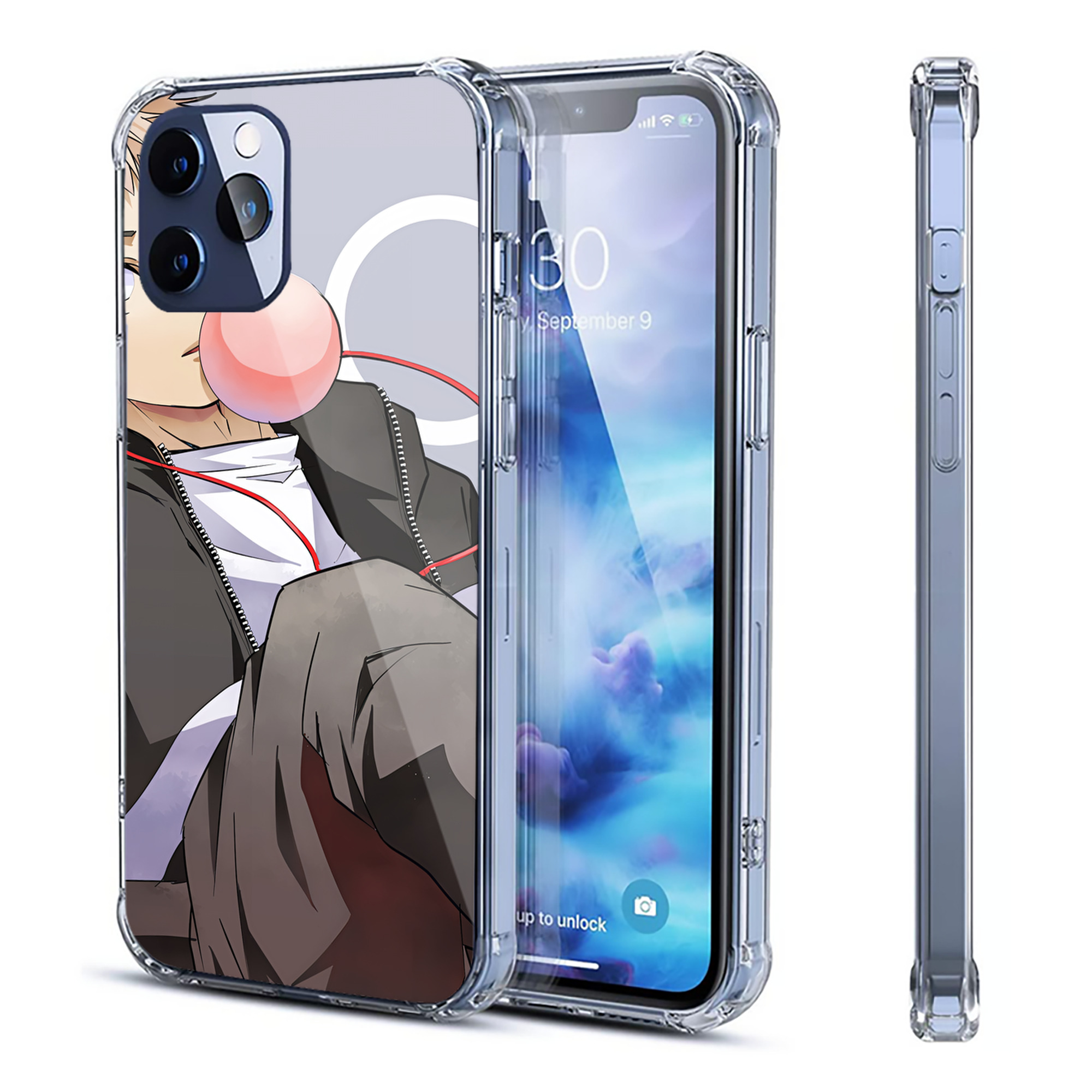 （画像用） SPY×FAMILY间谍家家酒 【iPhone 12シリーズ対応】透明スマホケース（クリアソフトケース）